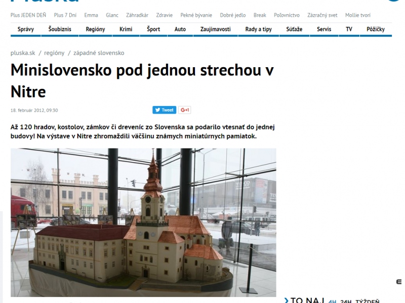 Minislovensko pod jednou strechou