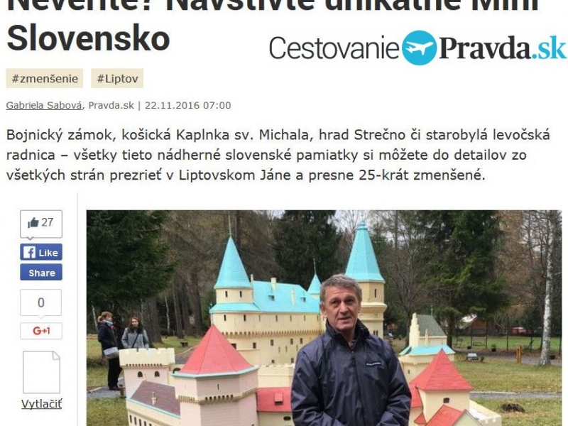 Levoča aj Bojnice sú na Liptove